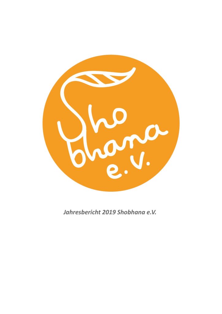 Jahresbericht Shobhana e.V. 2019 Cover